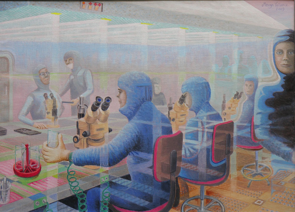 The Clean Room - Imaging Chip Assembly – Mervyn Vallance