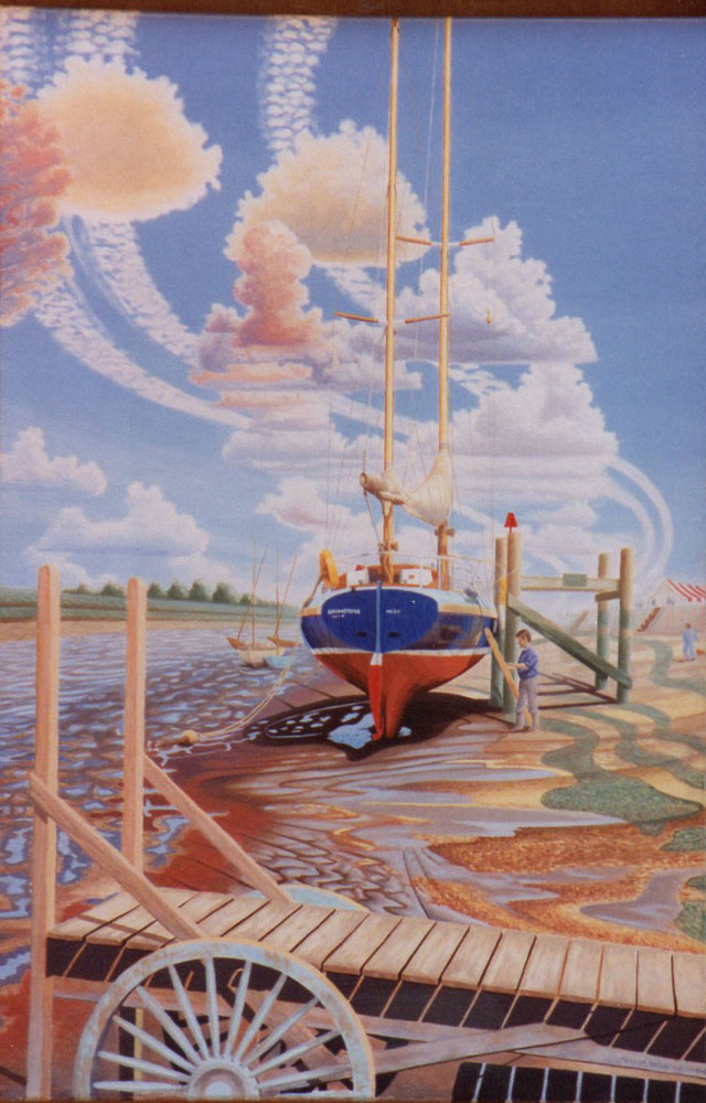 Wheeled Gangplank – Mervyn Vallance